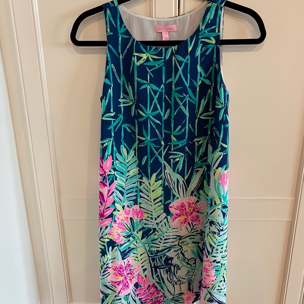 Lilly Pulitzer Jackie Silk Slathouse Soirée Shift - Picture 3 of 3